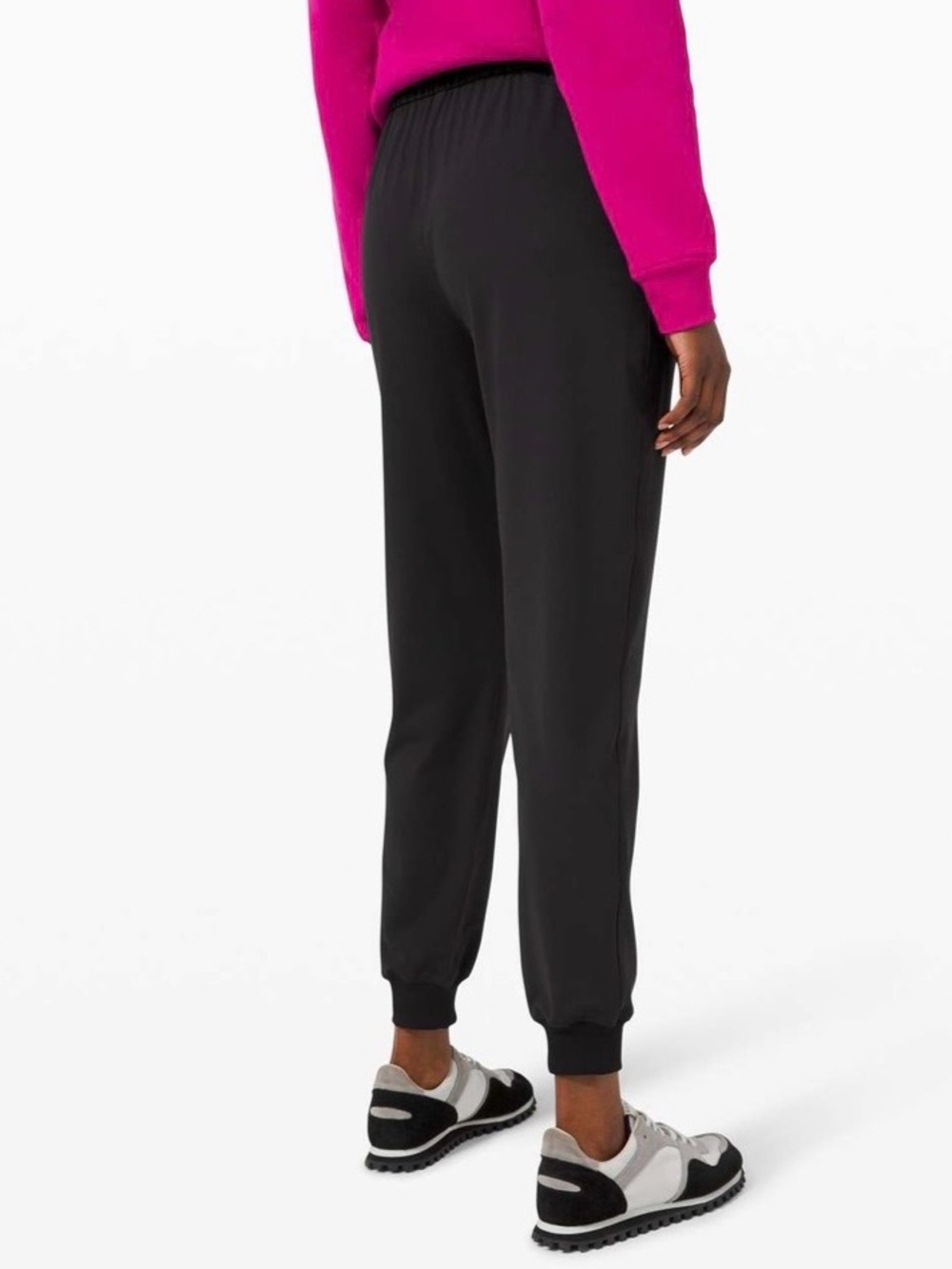 Lululemon Stretch High Rise Jogger Black Athletic Athleisure Outdoor Hiking Gym - Picture 3 of 11